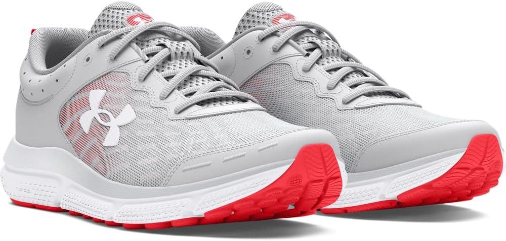 imageUnder Armour Womens Charged Assert 10 Shoes113 Halo GrayHalo GrayWhite