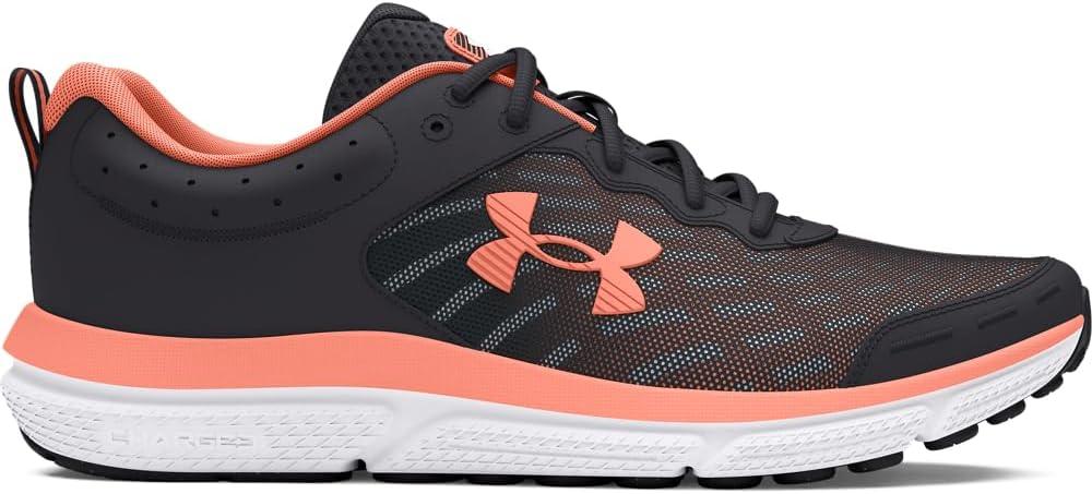imageUnder Armour Womens Charged Assert 10 Shoes115 AnthraciteWhiteFlare Orange