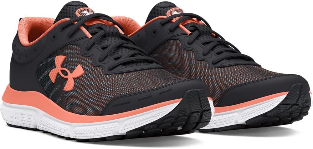 imageUnder Armour Womens Charged Assert 10 Shoes115 AnthraciteWhiteFlare Orange
