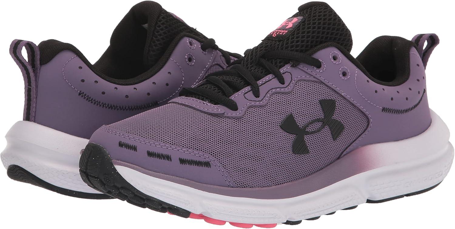 imageUnder Armour Womens Charged Assert 10 Shoes500 Retro PurpleRetro PurpleBlack
