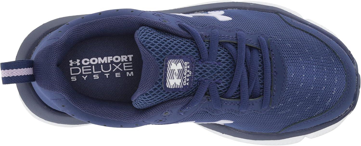 imageUnder Armour Womens Charged Assert 10 Shoes501 Sonar BlueNebula PurpleNebula Purple