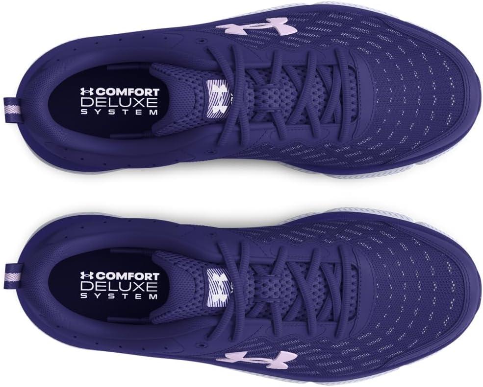 imageUnder Armour Womens Charged Assert 10 Shoes501 Sonar BlueSonar BlueNebula Purple