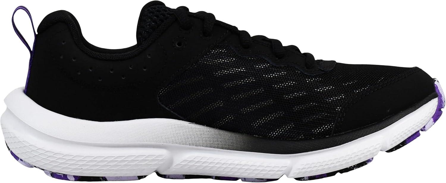imageUnder Armour Womens Charged Assert 10 ShoesBlackBlackSalt Purple