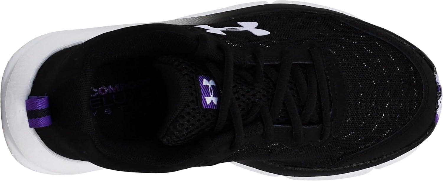 imageUnder Armour Womens Charged Assert 10 ShoesBlackBlackSalt Purple