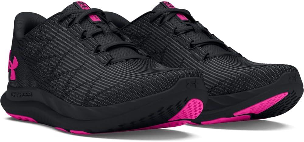 imageUnder Armour Womens Charged Speed Swift004 BlackBlackRebel Pink