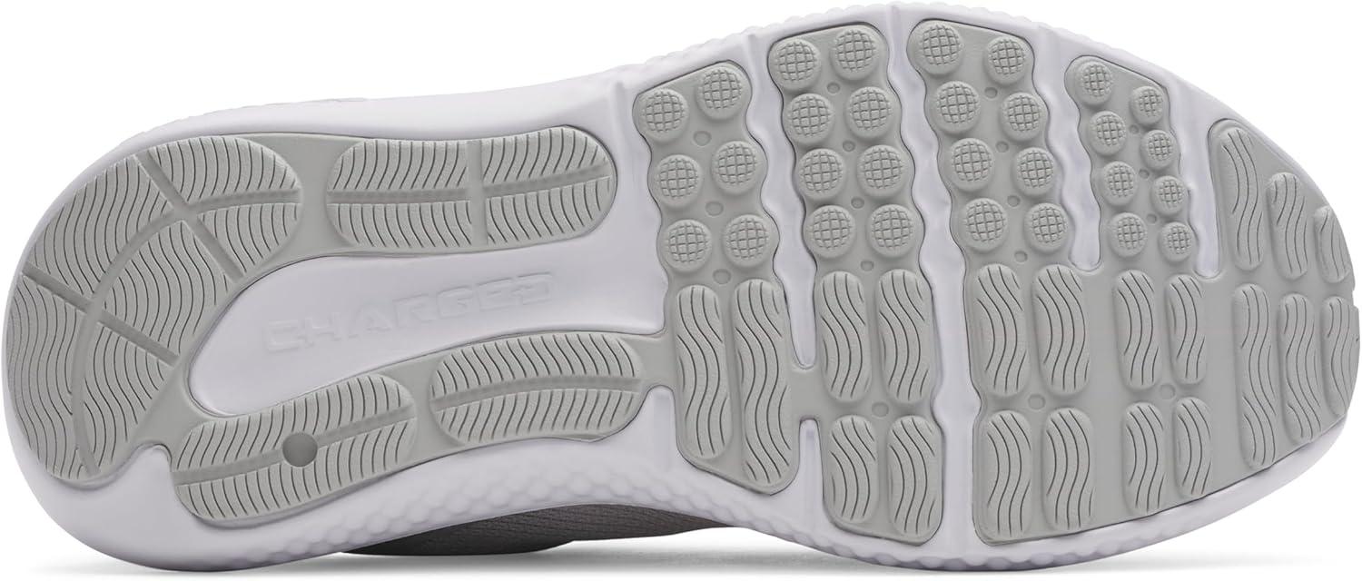 imageUnder Armour Womens Charged Surge 4 Running Shoe014 Halo GrayMetallic SilverMetallic Silver