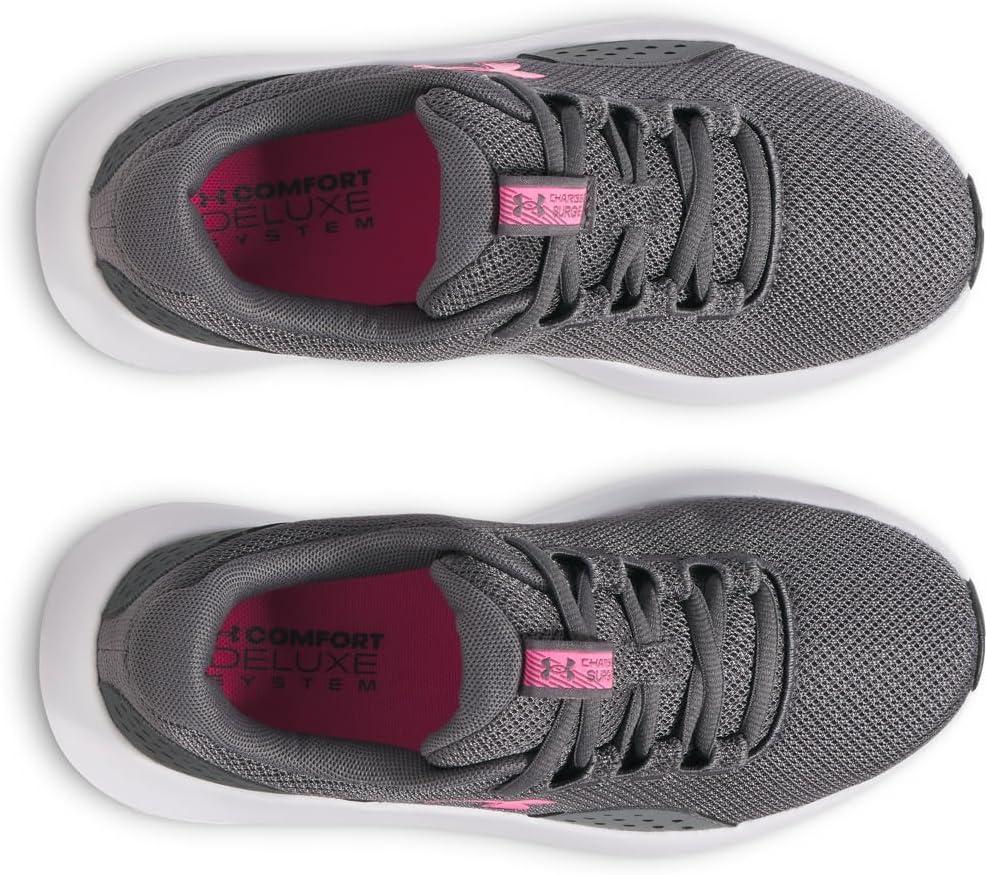 imageUnder Armour Womens Charged Surge 4 Running Shoe025 CastlerockAnthraciteAero Pink