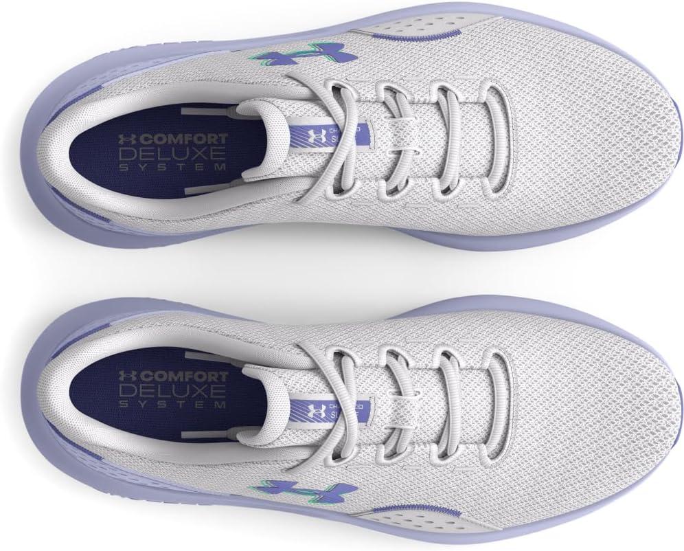 imageUnder Armour Womens Charged Surge 4 Running Shoe101 Halo GrayCelesteStarlight