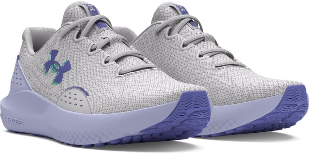 imageUnder Armour Womens Charged Surge 4 Running Shoe101 Halo GrayCelesteStarlight