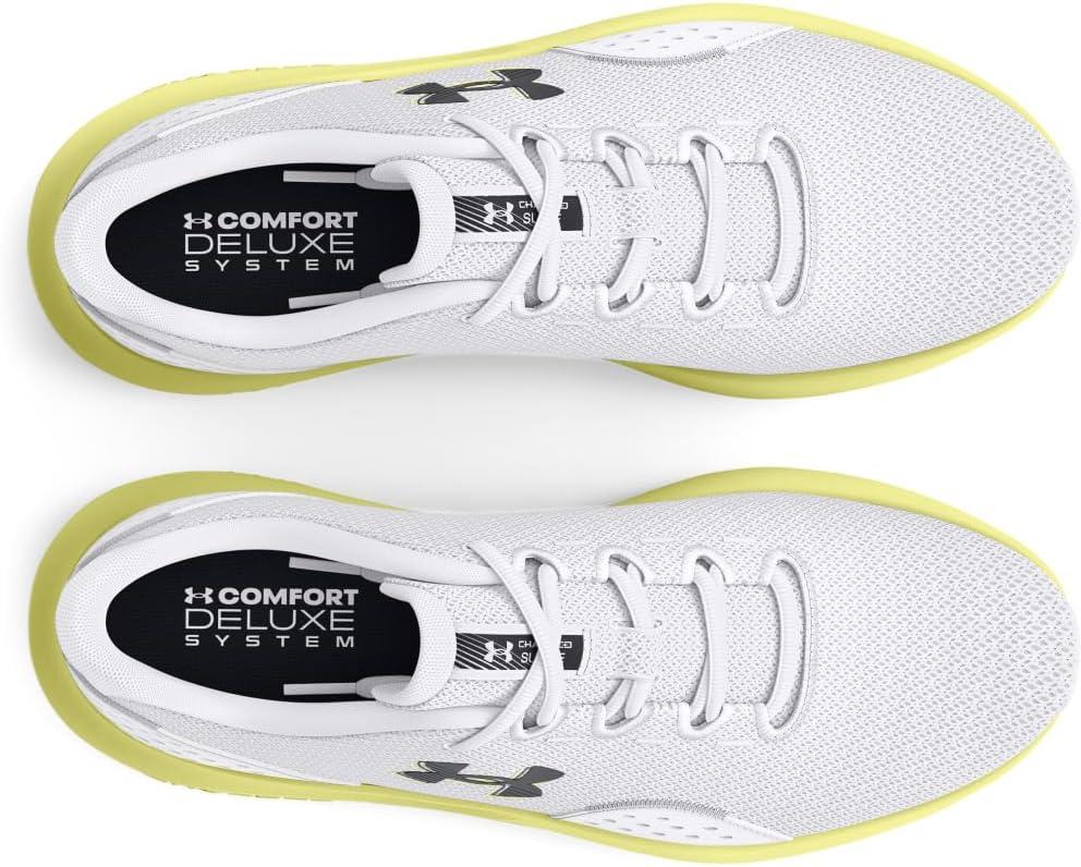 imageUnder Armour Womens Charged Surge 4 Running Shoe102 WhiteSonic YellowBlack