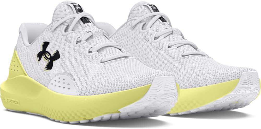 imageUnder Armour Womens Charged Surge 4 Running Shoe102 WhiteSonic YellowBlack