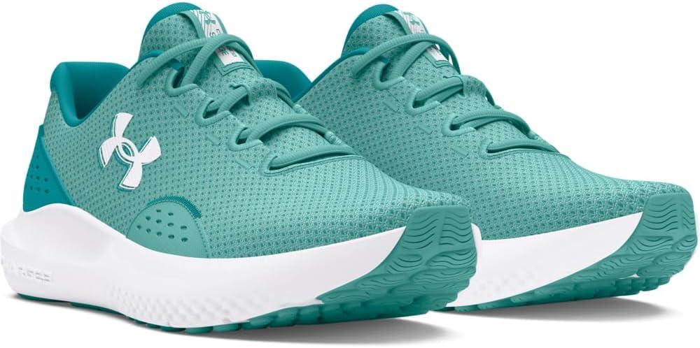 imageUnder Armour Womens Charged Surge 4 Running Shoe300 Radial TurquoiseCircuit TealWhite