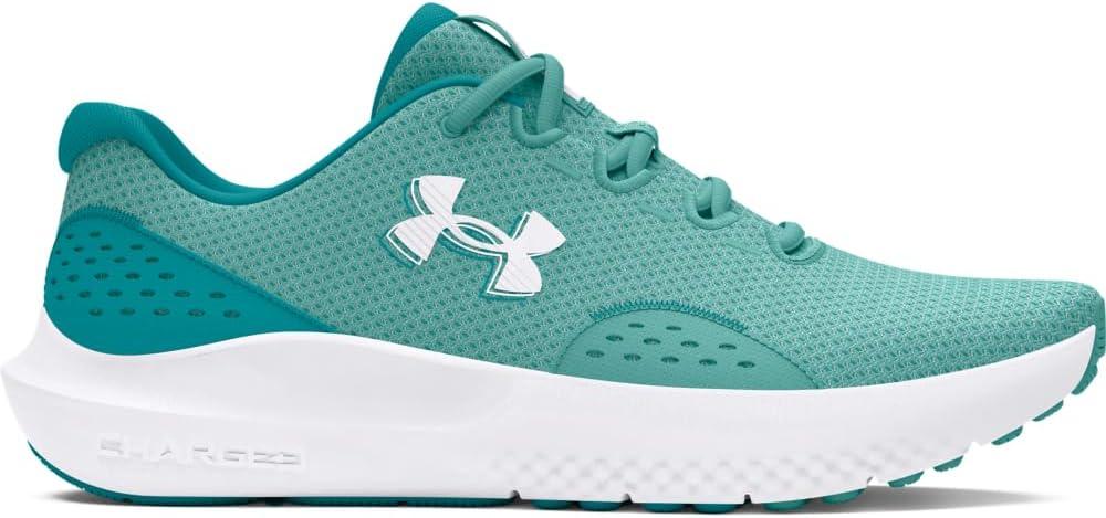 imageUnder Armour Womens Charged Surge 4 Running Shoe300 Radial TurquoiseCircuit TealWhite