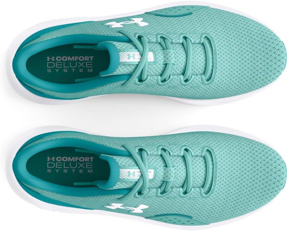 imageUnder Armour Womens Charged Surge 4 Running Shoe300 Radial TurquoiseCircuit TealWhite