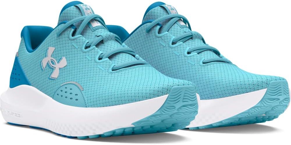 imageUnder Armour Womens Charged Surge 4 Running Shoe400 Sky BlueCapriWhite
