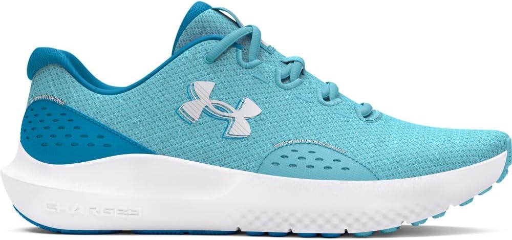 imageUnder Armour Womens Charged Surge 4 Running Shoe400 Sky BlueCapriWhite