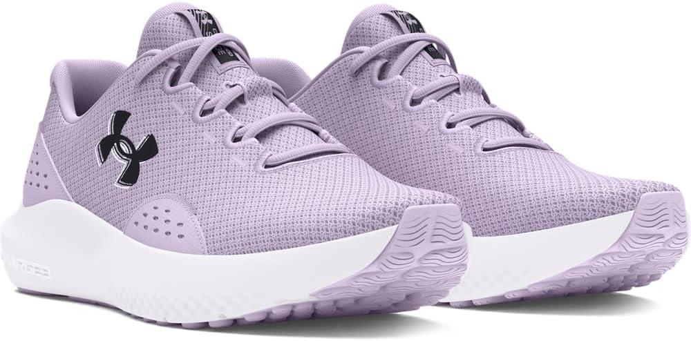 imageUnder Armour Womens Charged Surge 4 Running Shoe500 Salt PurpleSalt PurpleBlack