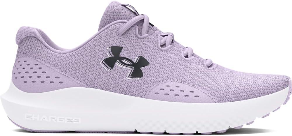 imageUnder Armour Womens Charged Surge 4 Running Shoe500 Salt PurpleSalt PurpleBlack