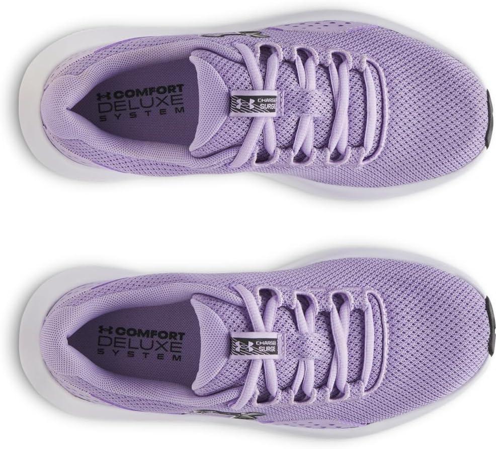 imageUnder Armour Womens Charged Surge 4 Running Shoe538 TransparentBlackBlack