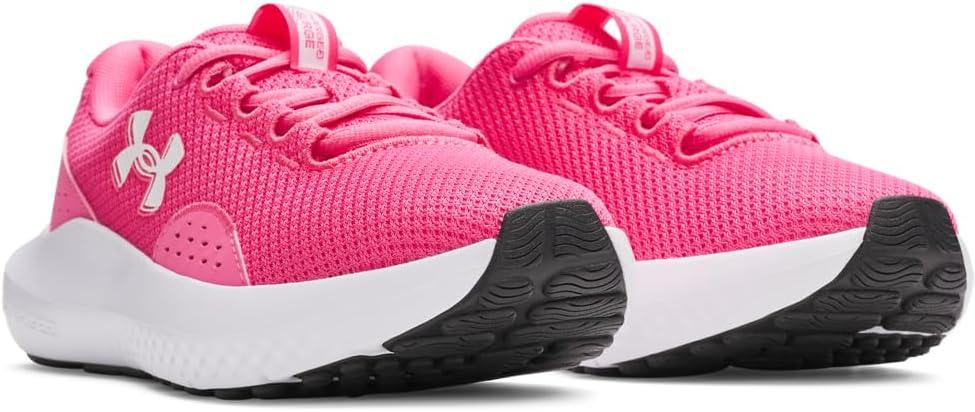 imageUnder Armour Womens Charged Surge 4 Running Shoe672 Super PinkSuper PinkWhite