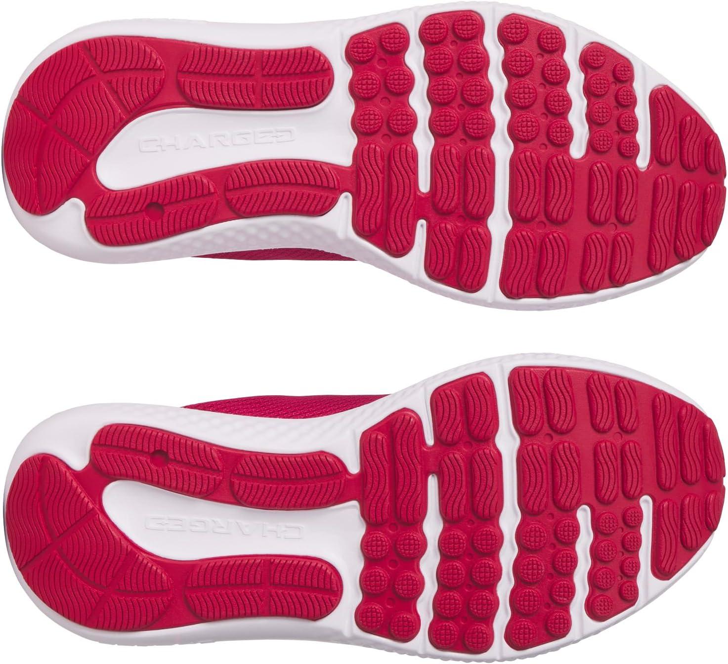 imageUnder Armour Womens Charged Surge 4 Running Shoe681 Shaded FuchsiaCrimson CrestWhite