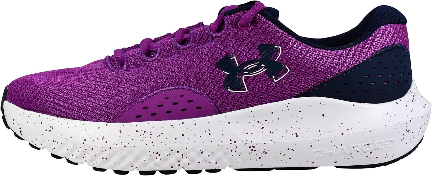 imageUnder Armour Womens Charged Surge 4 Running ShoeAndromeda PurpleMidnight NavyMidnight Navy