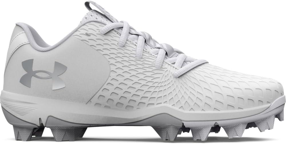 imageUnder Armour Womens Glyde 20 Rm Softball Shoe100 WhiteWhiteMetallic Silver
