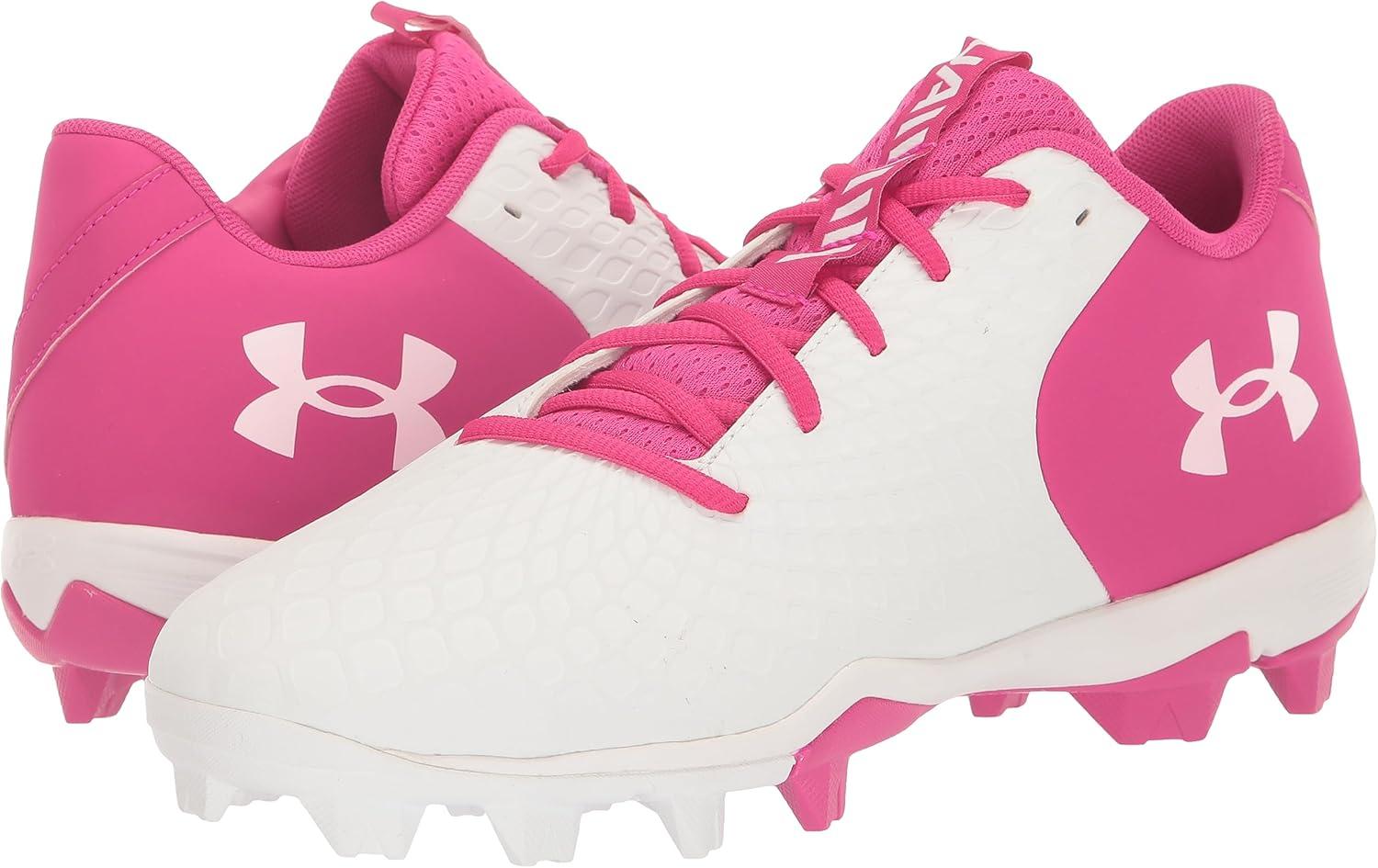 imageUnder Armour Womens Glyde 20 Rm Softball Shoe101 WhiteCeriseWhite
