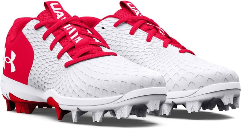 imageUnder Armour Womens Glyde 20 Rm Softball Shoe103 WhiteRedWhite