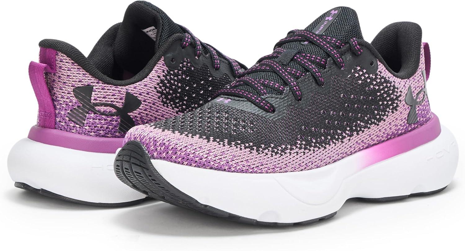 imageUnder Armour Womens Infinite Sneaker002 BlackAndromeda PurpleBlack