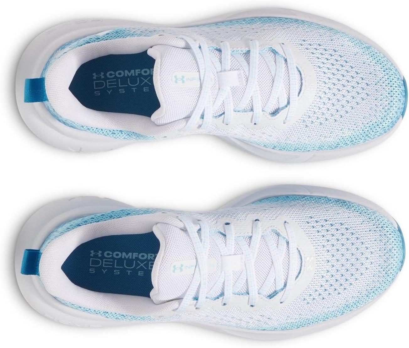 imageUnder Armour Womens Infinite Sneaker105 WhiteEther BlueWhite