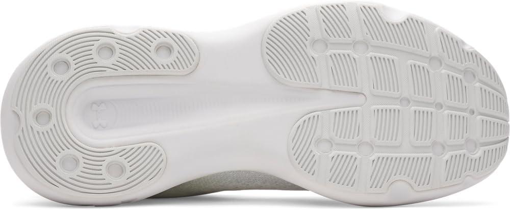 imageUnder Armour Womens Infinite Sneaker106 WhiteDistant GrayHigh Vis Yellow