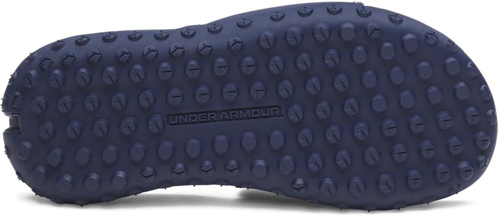 imageUnder Armour unisexadult Project Rock 3 Slides404 Washed NavyWashed NavyWhite