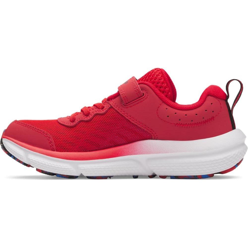 imageUnder Armour Boys Pre School Assert 10 Alternate Closure Sneaker602 RedBlue AtlantisBlack