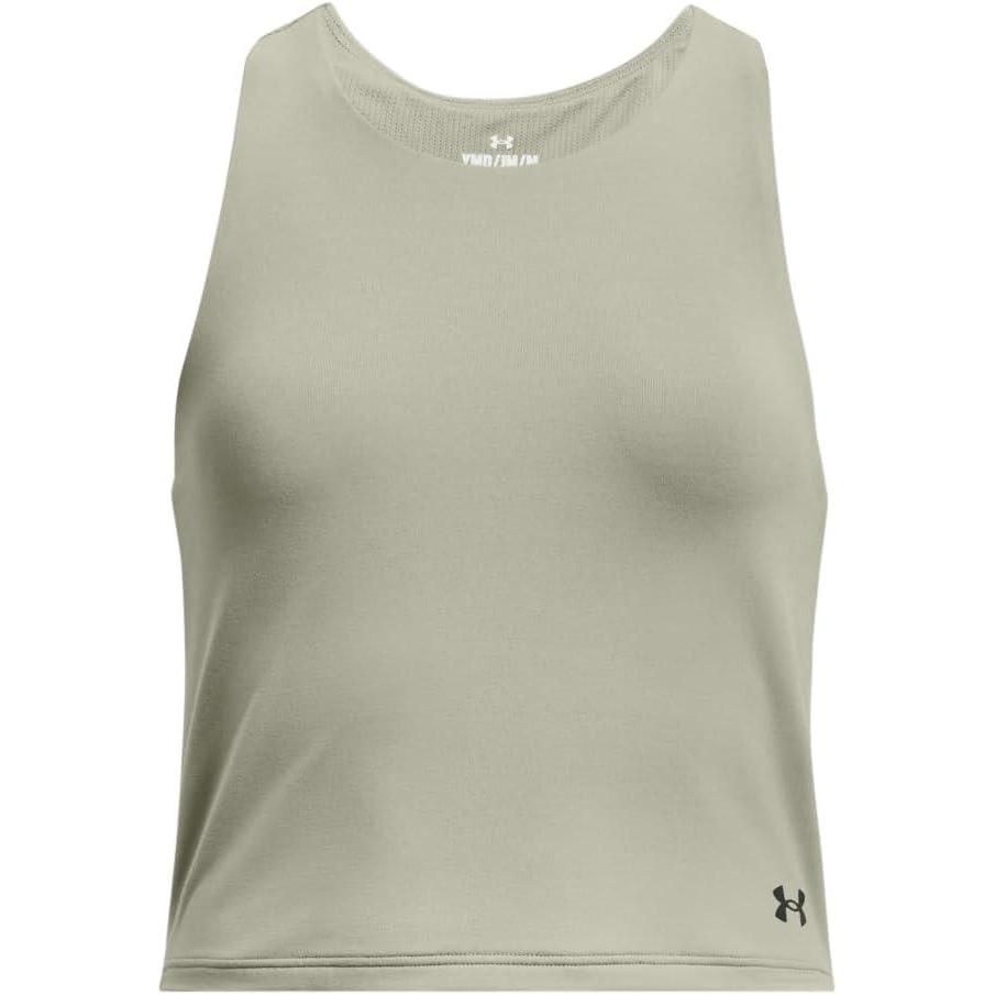 imageUnder Armour Girls Motion Crop Tank Top504 Grove Green   Colorado Sage
