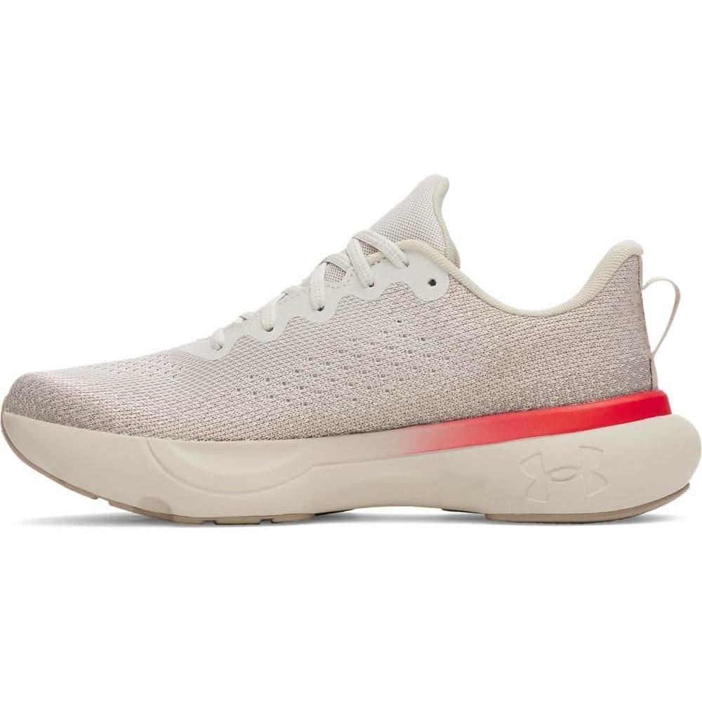 imageUnder Armour Mens Infinite110 Summit WhiteKhaki BaseRacer Red
