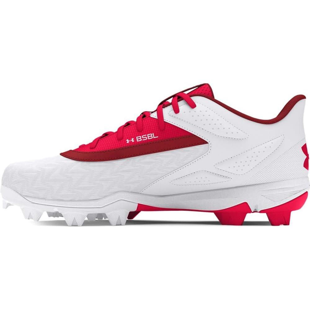 imageUnder Armour Mens Leadoff Low Rm 30 Baseball Cleat Sneaker600 RedWhiteRed