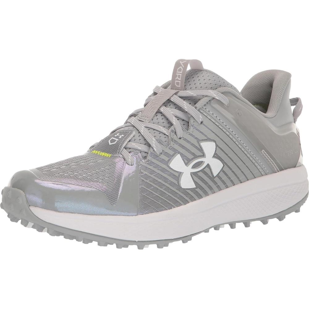 imageUnder Armour Mens Yard Low Turf Baseball ShoeBaseball Shoe102 Baseball GrayBaseball GrayWhite