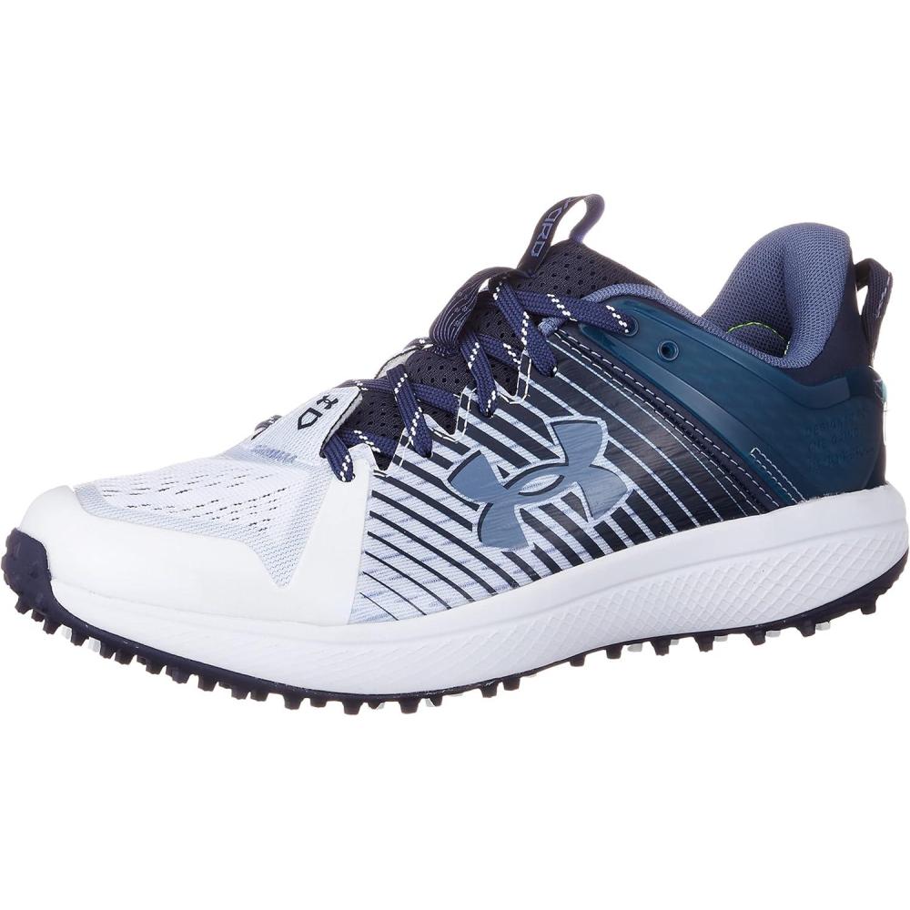 imageUnder Armour Mens Yard Low Turf Baseball ShoeBaseball Shoe400 Midnight NavyWhiteMidnight Navy