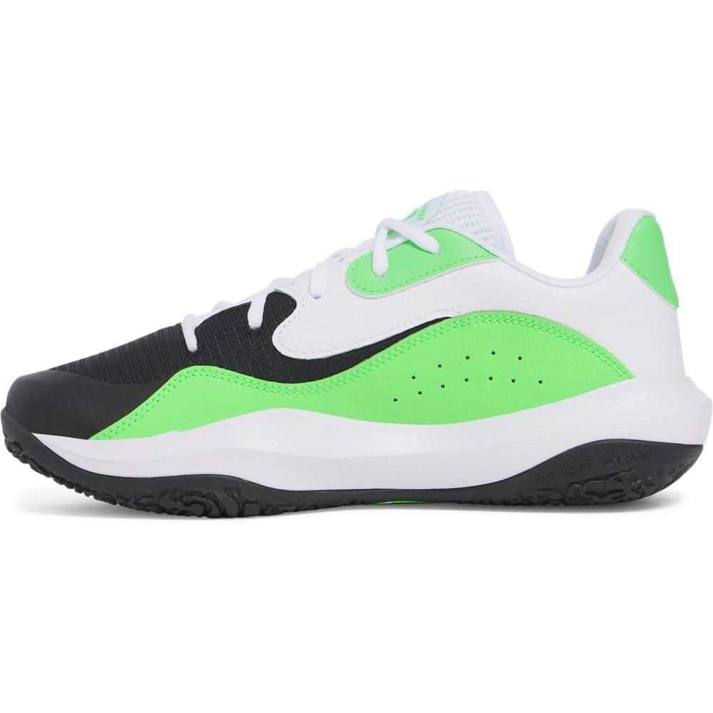 imageUnder Armour UnisexAdult Lockdown 7 Low Sneaker002 BlackGreen ShockWhite