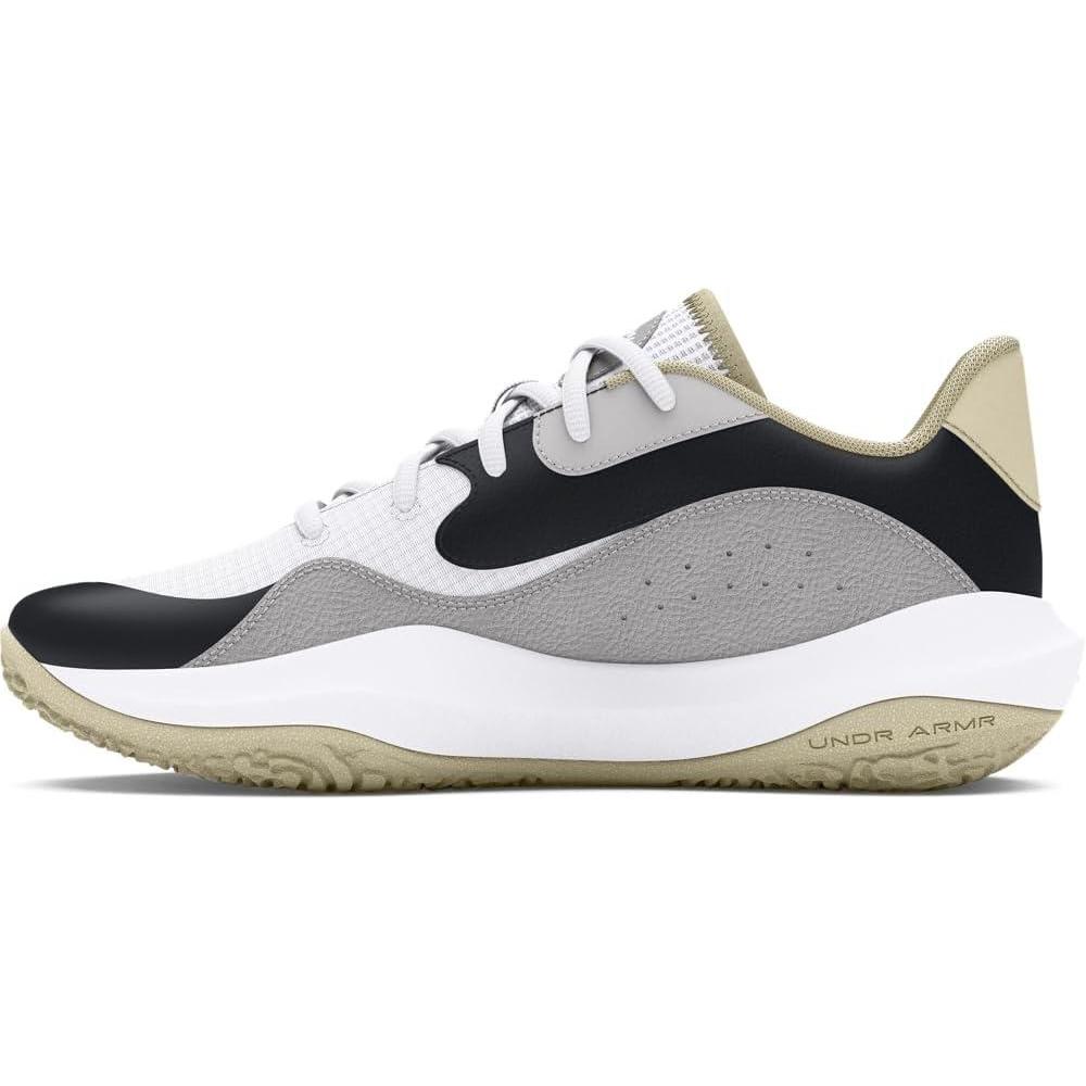 imageUnder Armour UnisexAdult Lockdown 7 Low Sneaker100 WhiteSiltWhite