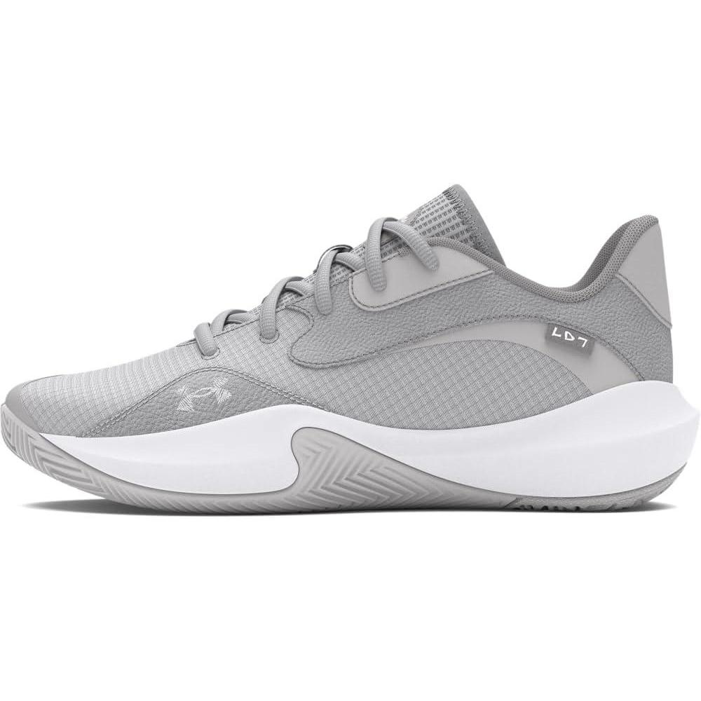 imageUnder Armour UnisexAdult Lockdown 7 Low Sneaker101 Halo GrayDistant GrayHalo Gray
