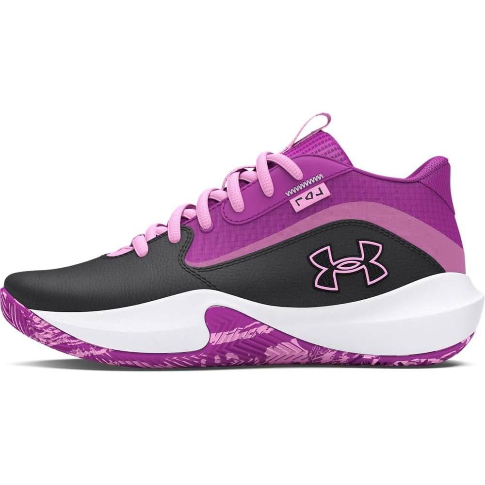imageUnder Armour UnisexChild Grade School Lockdown 7 Sneaker103 AnthraciteVivid MagentaStellar Pink