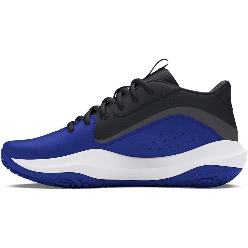 imageUnder Armour UnisexChild Grade School Lockdown 7 Sneaker401 Team RoyalBlackWhite