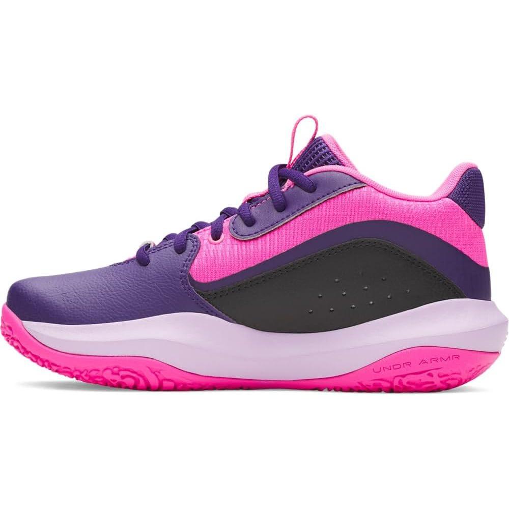 imageUnder Armour UnisexChild Grade School Lockdown 7 Sneaker500 PurpleBlackRebel Pink