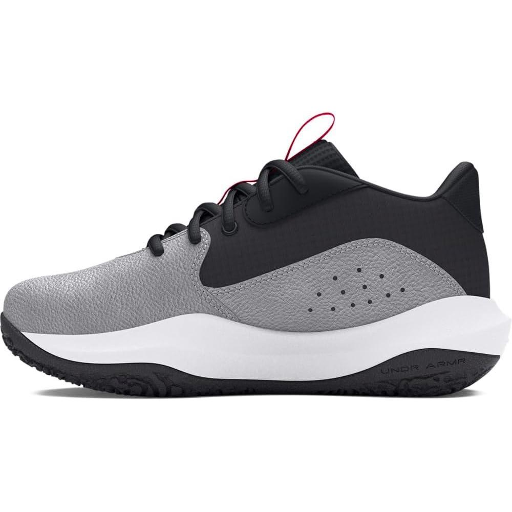 imageUnder Armour UnisexChild Pre School Lockdown 7 Sneaker100 Distant GrayCastlerockRed