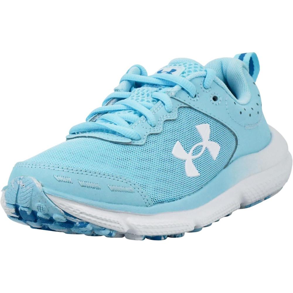 imageUnder Armour Womens Charged Assert 10 Shoes494 StreamEther BlueWhite