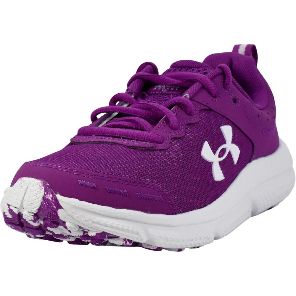 imageUnder Armour Womens Charged Assert 10 ShoesAndromeda PurpleWhite