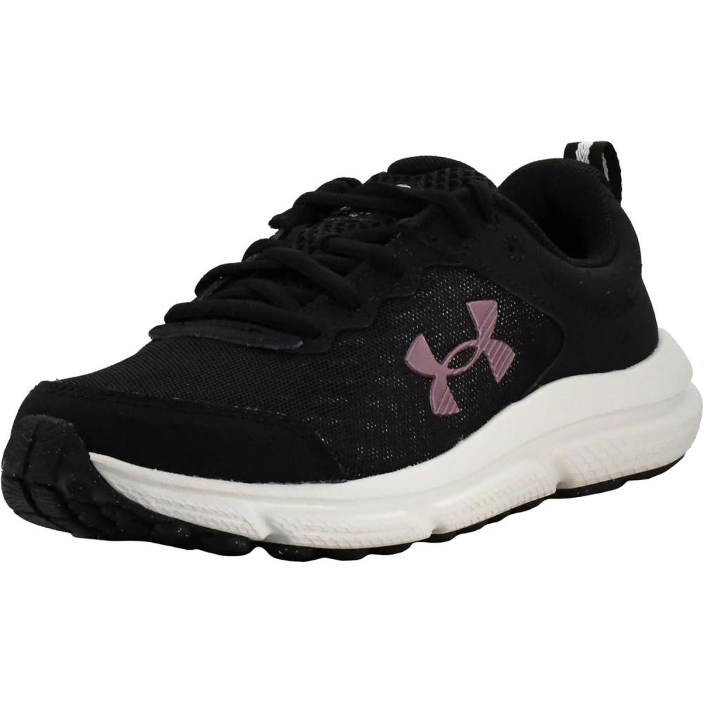 imageUnder Armour Womens Charged Assert 10 ShoesBlackTourmaline PinkMetallic Tourmaline Pink