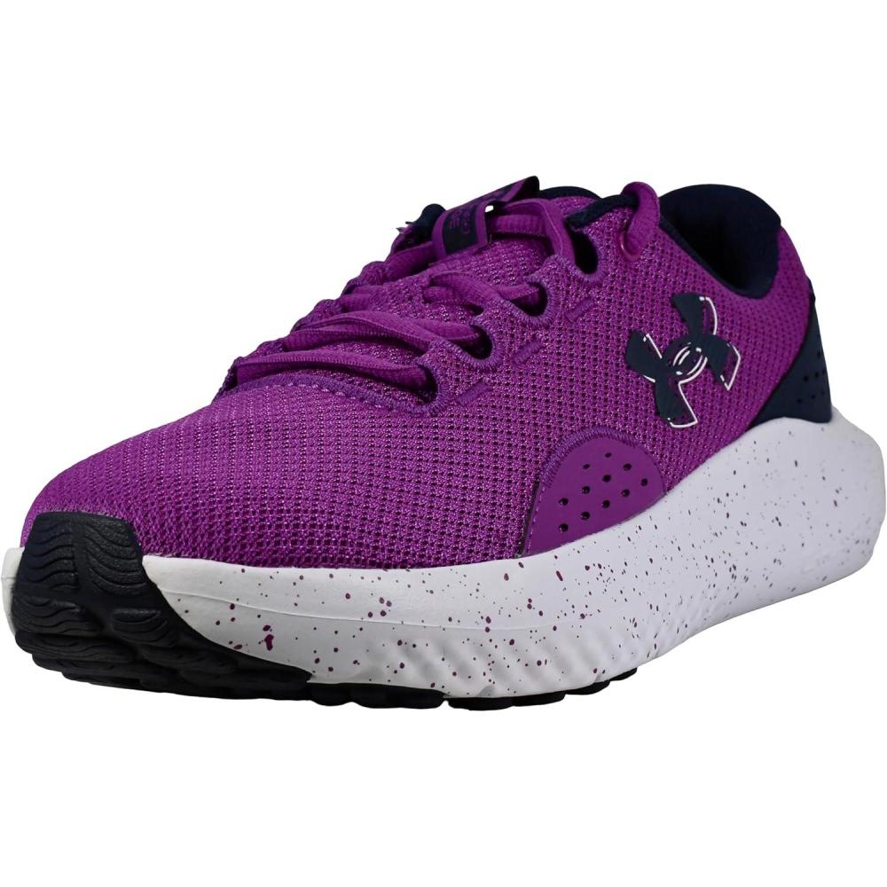 imageUnder Armour Womens Charged Surge 4 Running ShoeAndromeda PurpleMidnight NavyMidnight Navy